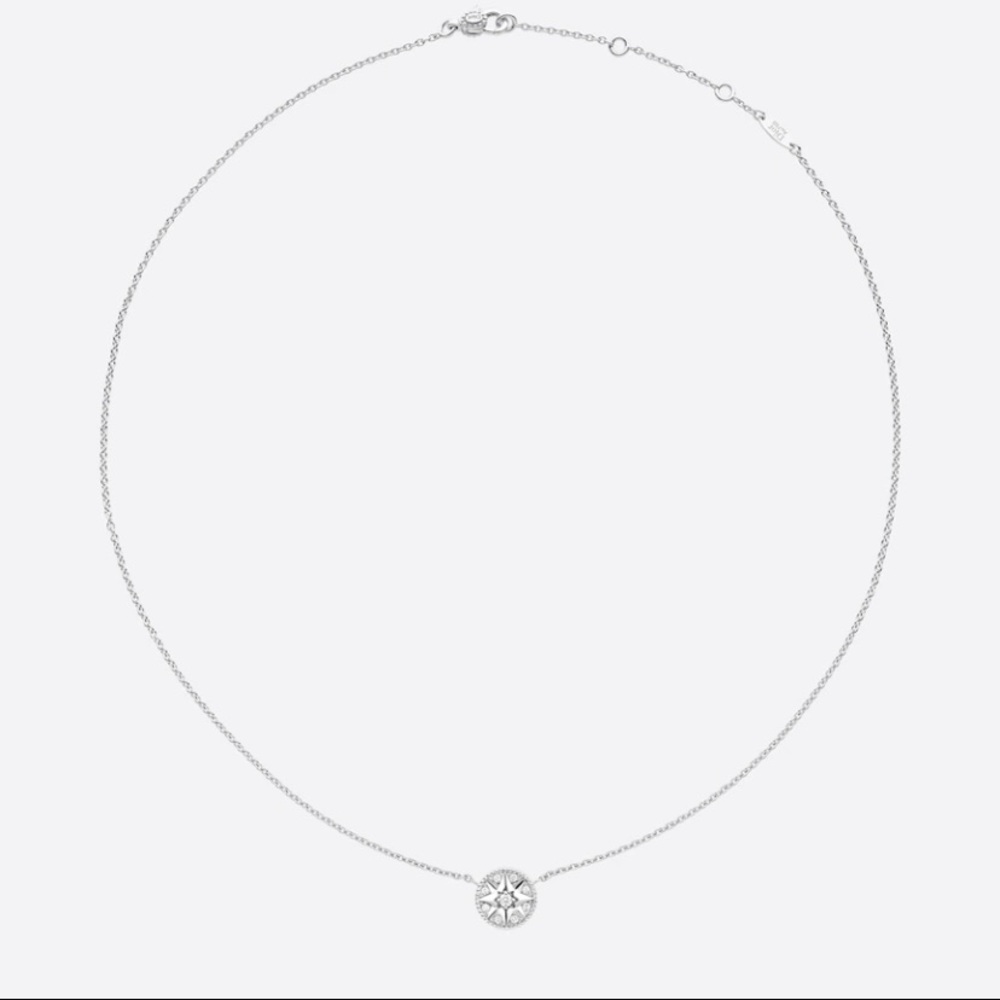 Rose des Vents necklace - sterling silver